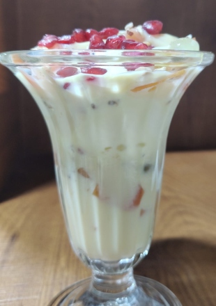 Fruit Custard from the Alake menu